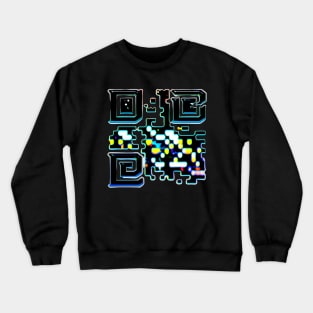 QR code art design Crewneck Sweatshirt